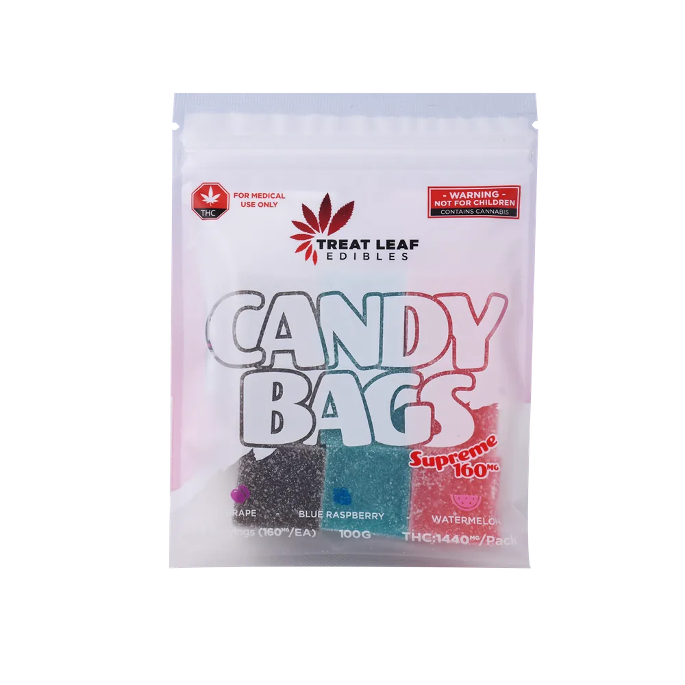  160mg THC Gummies 9 pack by Treat Leaf Assorted Flavours