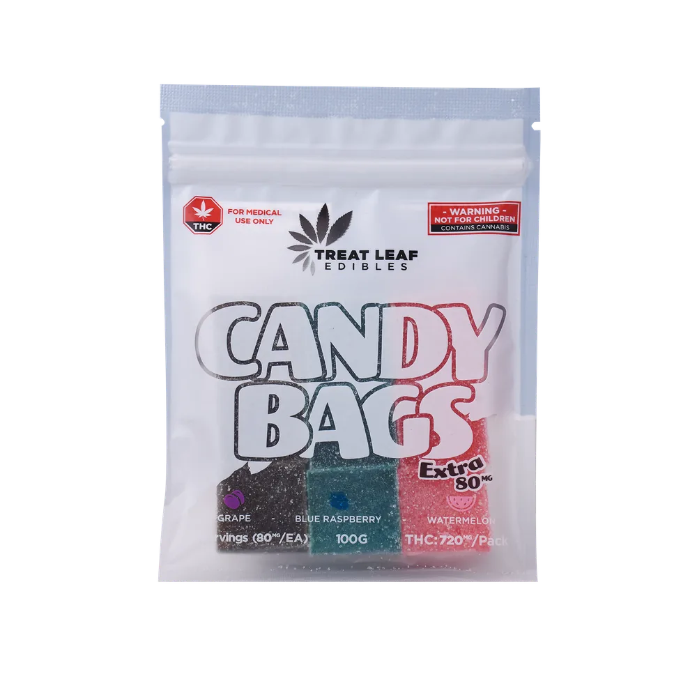 80mg THC Gummies 9 pack Assorted Flavours