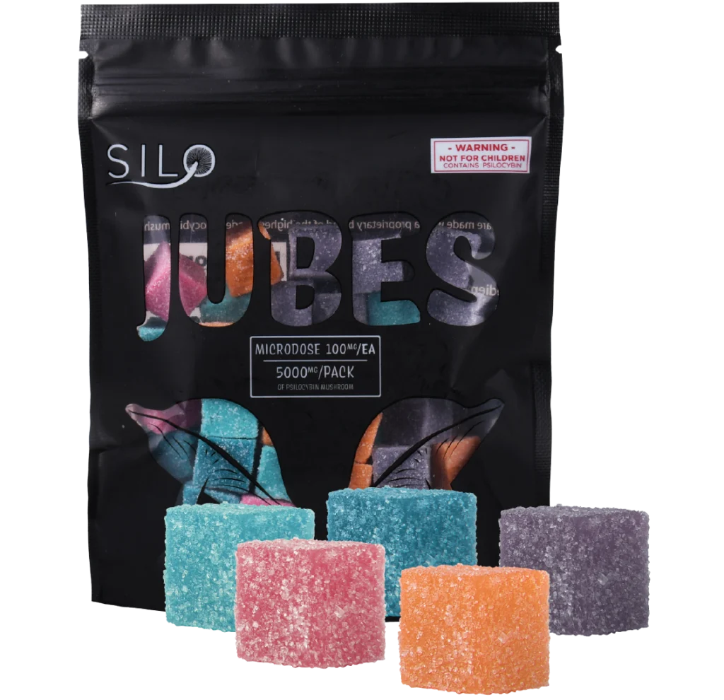 Silo Jubes Microdose Psilocybin Mushroom Gummies New Carnival Assorted