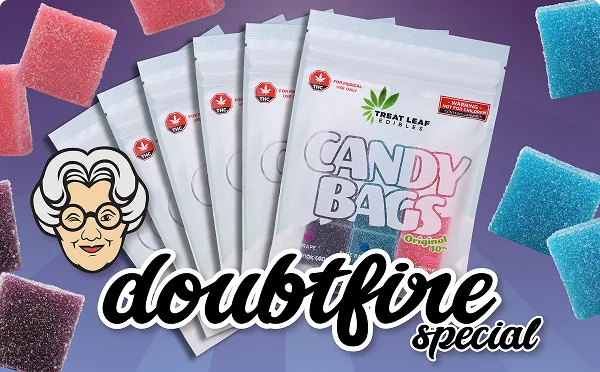 Six 9-packs ofTreat Leaf’s 40mg Gummies